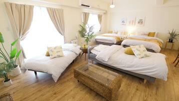 Desk, iron/ironing board, free WiFi, bed sheets