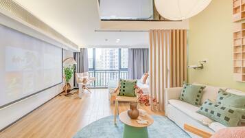 Kolmen hengen perushuone, kaupunkinäköala | Ilmainen Wi-Fi