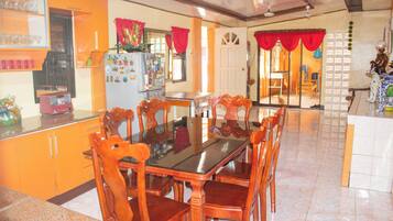 Family House, Courtyard View | Dining room