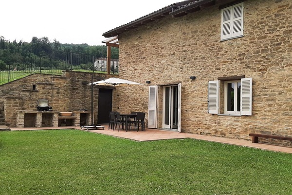 Brique, Chalet, Brickwork, Jardin, Arrière-Cour, Pelouse, Ferme, Cour, Mur De Pierre, Aménagement Paysager