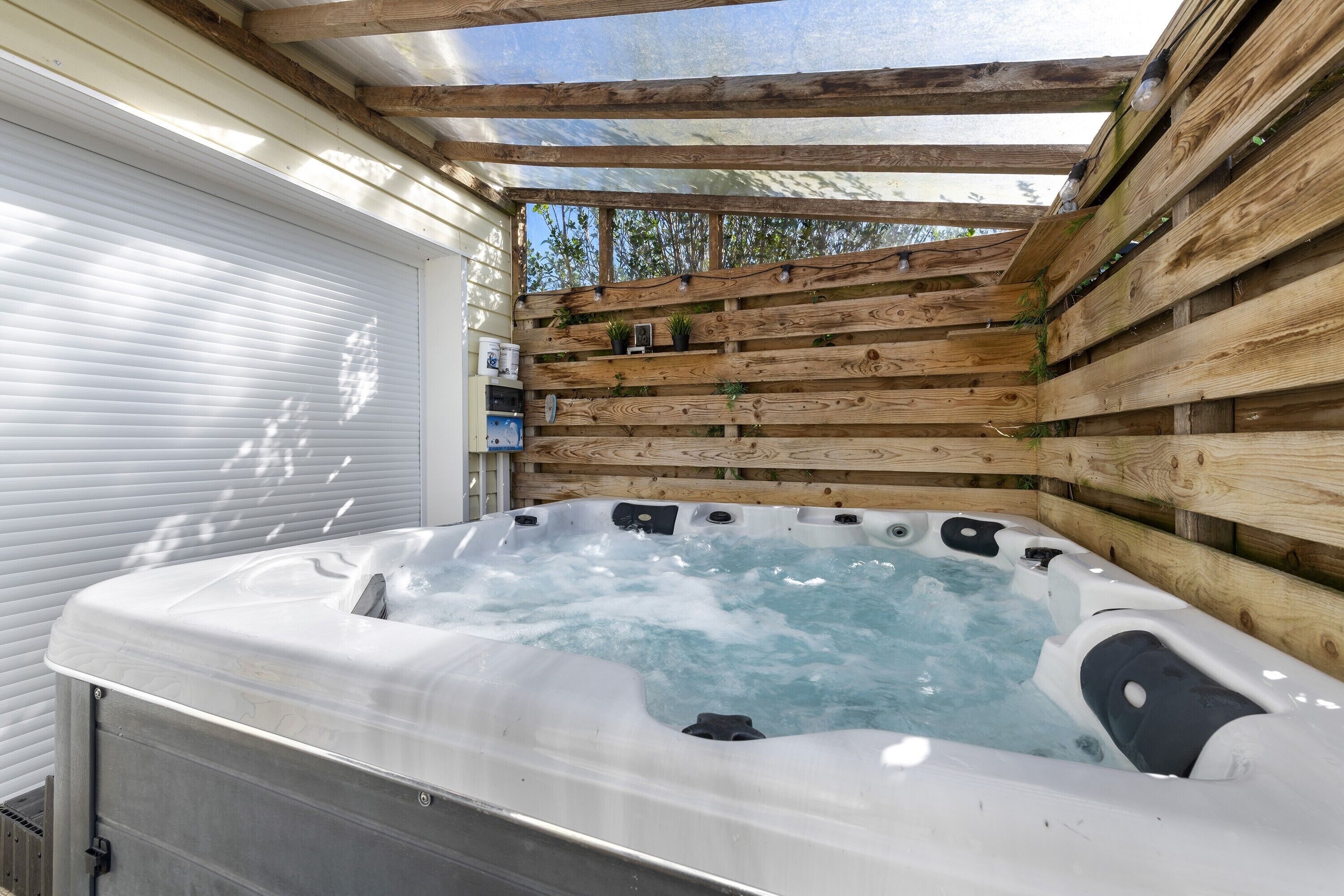 Bain à remous extérieur