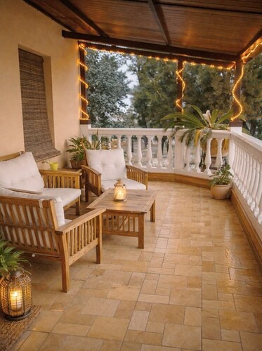 Chalet in Rivero de Posadas with Pool