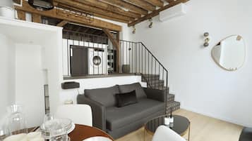 Een smart-tv en een kantoor