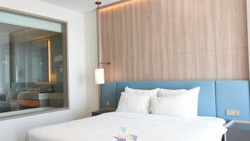 1 slaapkamer, een strijkplank/strijkijzer, wifi