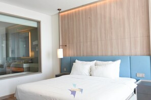 1 makuuhuone, silitysrauta/-lauta, Wi-Fi