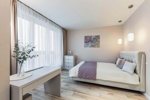 Classic-huoneisto, parveke, näköala pihalle | Äänieristys, silitysrauta/-lauta, ilmainen Wi-Fi