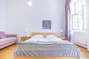 Apartment | Iron/ironing board, free WiFi - Affordable Cozy 2BR Apt Near Stadthalle (Vienna)