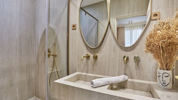 Shower, hair dryer