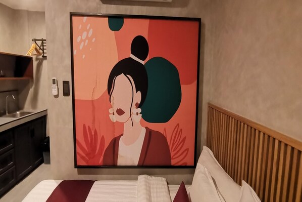 1 dormitorio, escritorio, ropa de cama