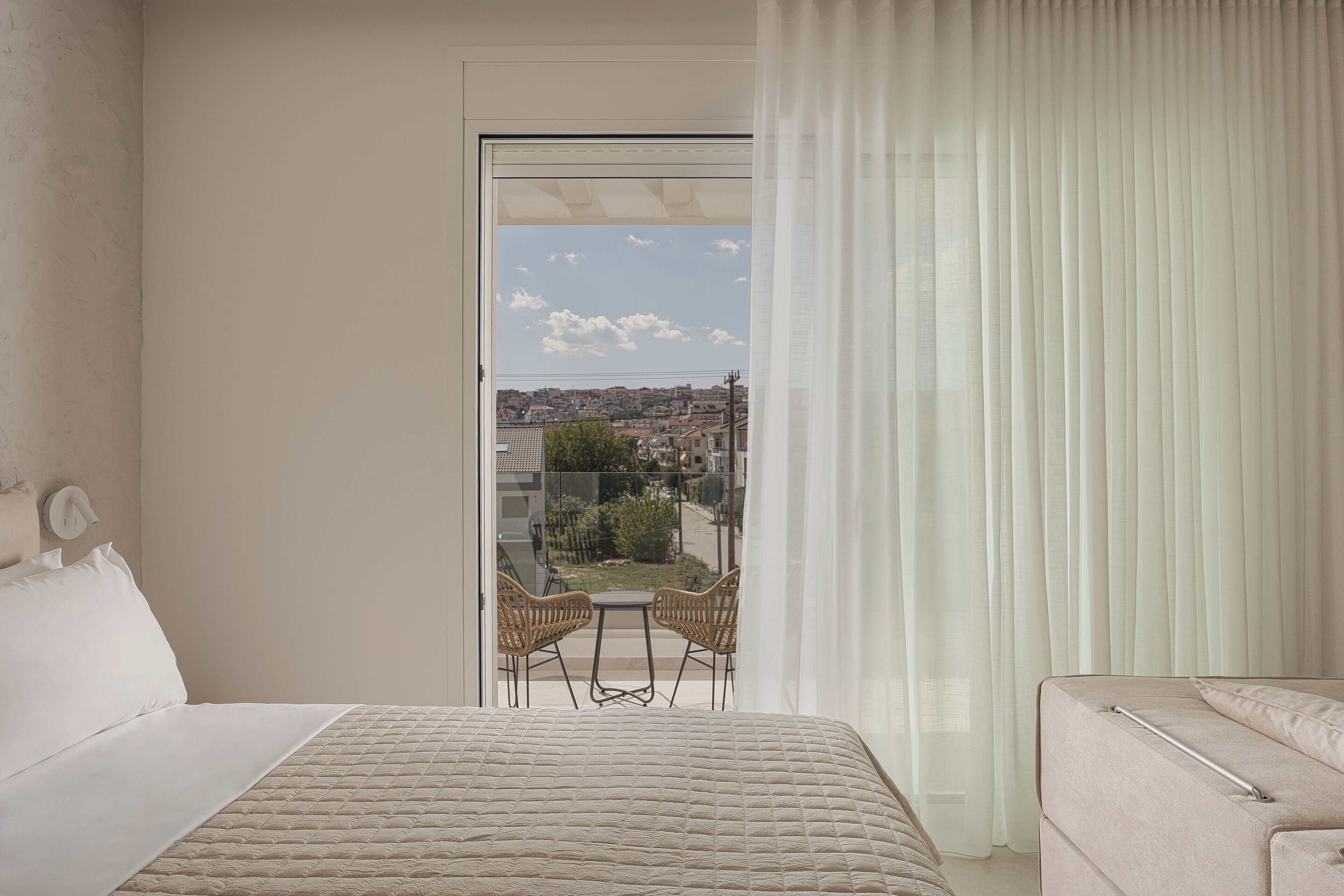 Suite – comfort, balkong, byutsikt | Terrasse/patio