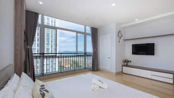 3 quartos, ferros/tábuas de passar roupa, acesso à internet