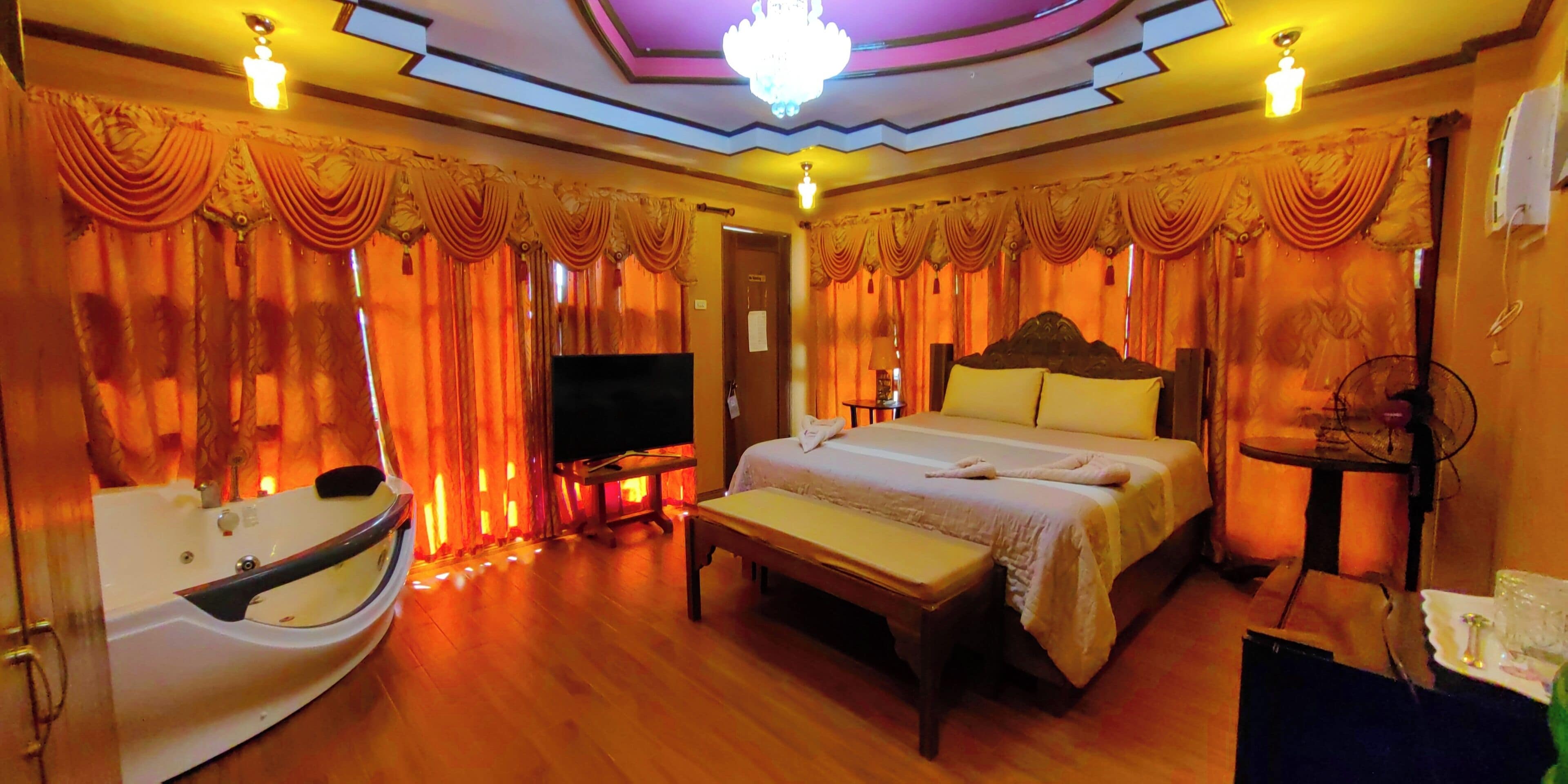 Suite – honeymoon | Skrivebord, wi-fi (inkludert) og sengetøy