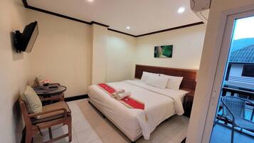 Superior-værelse | Skrivebord, mørklægningsgardiner, gratis Wi-Fi, sengetøj