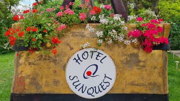 Majoituspaikan julkisivu