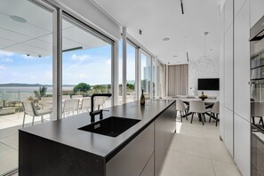 Microwave, oven, dishwasher - Luxury villa with pool at seaside resort (Ugljan)