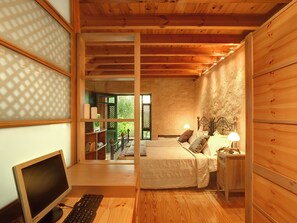 First twin bedroom - Apokoron Villa Aphrodite with Private Pool (Gavalochori)