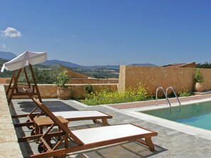 Pool - Apokoron Villa Aphrodite with Private Pool (Gavalochori)