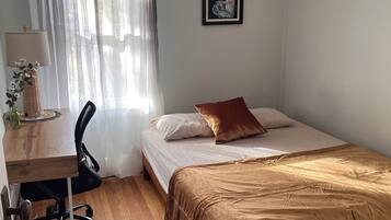 2 slaapkamers, een bureau, gratis wifi, beddengoed
