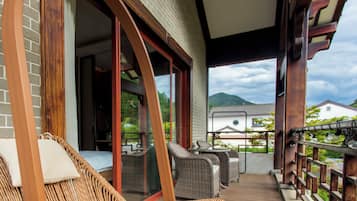 Grand Double Room, Courtyard View | Premium bedding, down comforters, individually decorated