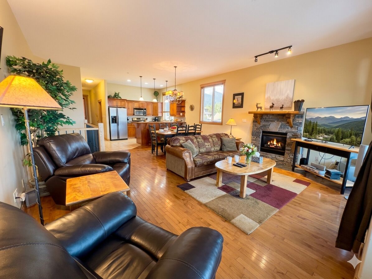 Smart TV, fireplace, DVD player, offices
