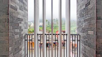 Uitzicht vanuit accommodatie