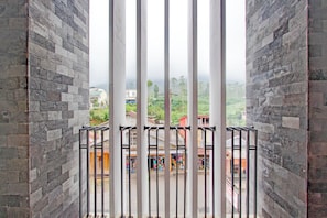 Uitzicht vanuit accommodatie