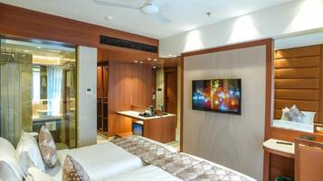 In-room safe, laptop workspace, soundproofing, iron/ironing board