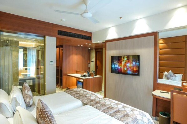 In-room safe, laptop workspace, soundproofing, iron/ironing board