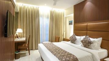 In-room safe, laptop workspace, soundproofing, iron/ironing board