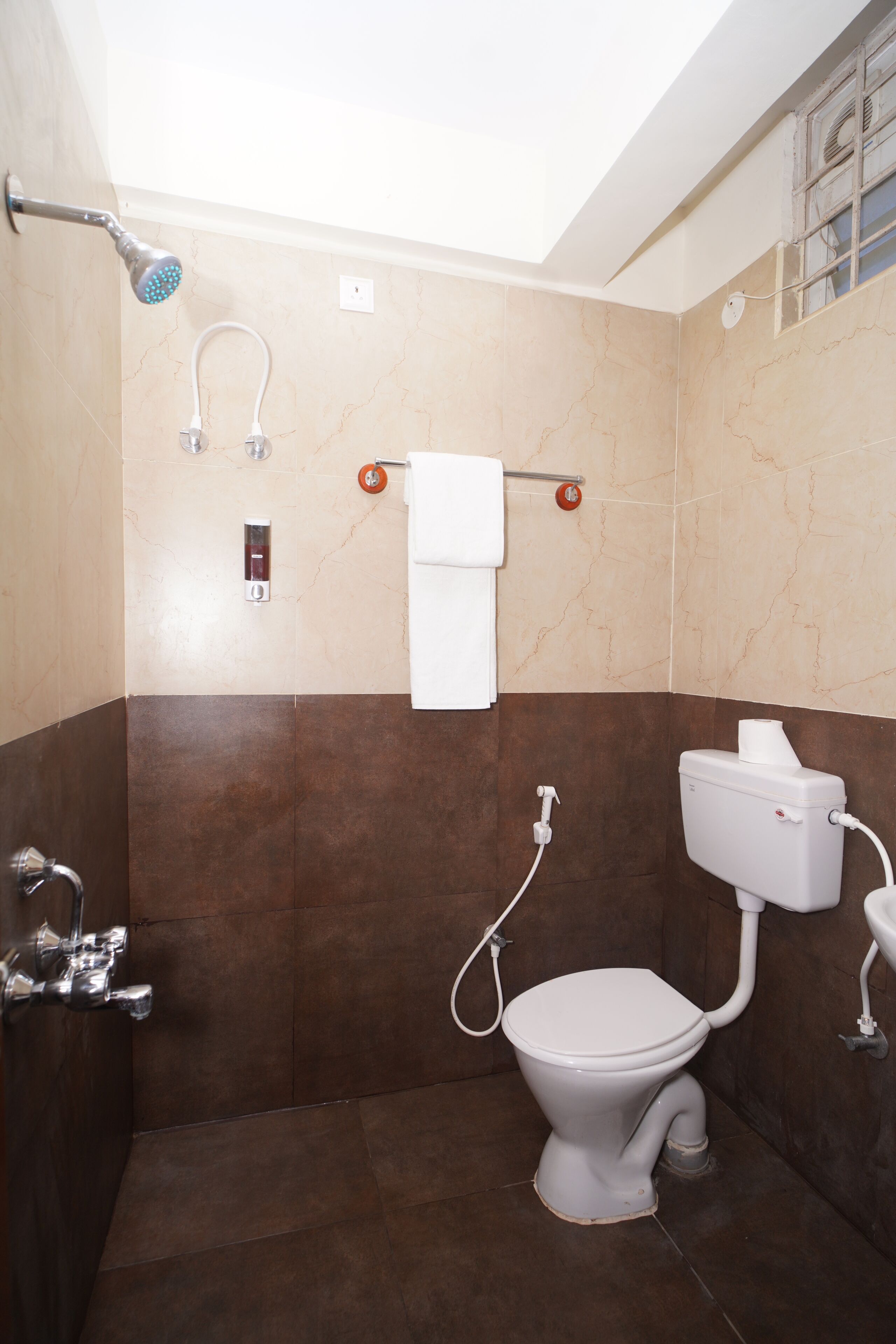 Regadera, amenidades de baño gratuitas, toallas, jabón 