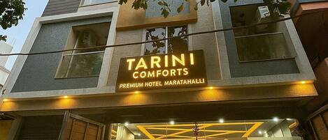 Voorkant van accommodatie