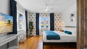 Exclusive Studio, Patio | Egyptian cotton sheets, premium bedding, memory foam beds, desk