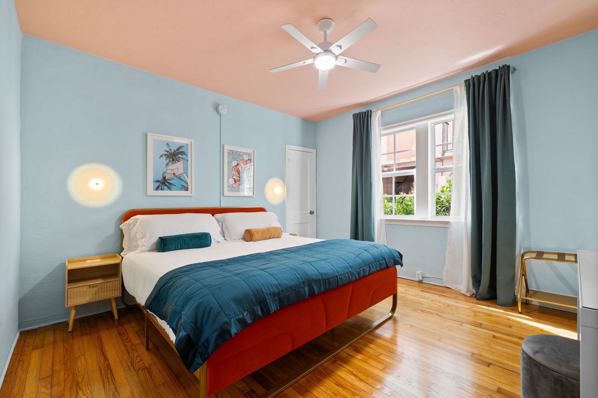 Habitació doble bàsica (Unit 02) | Llençols de cotó egipci i roba de llit d'alta qualitat 