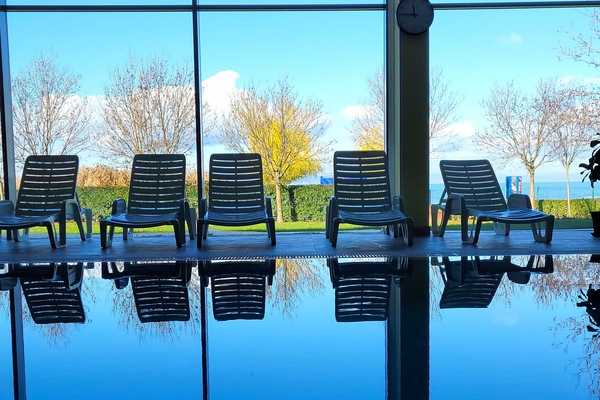 Sauna y tina de hidromasaje