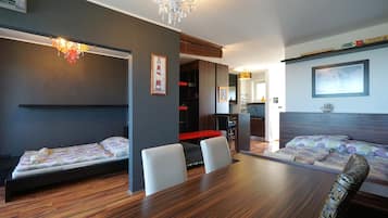 Gold Studio Apartment | Coin séjour