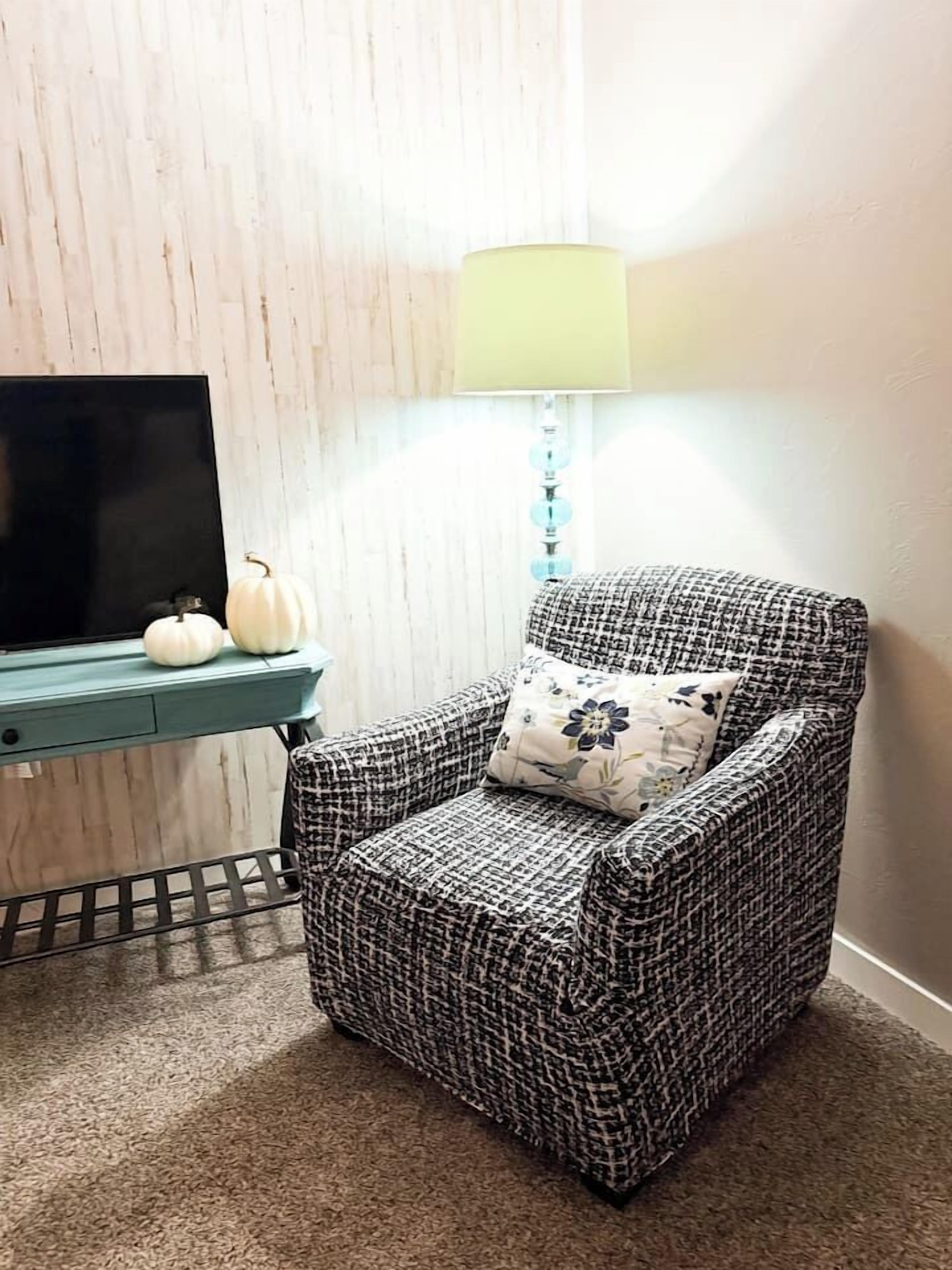 Smart TV, chimenea