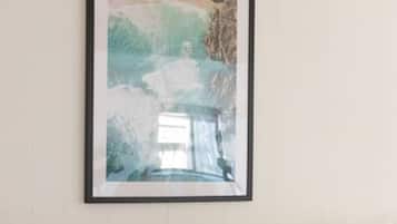 4 bedrooms, iron/ironing board, travel cot, WiFi