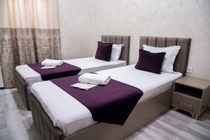 Standard tvåbäddsrum | Egyptiska bomullslakan och sängtillbehör av högsta kvalitet