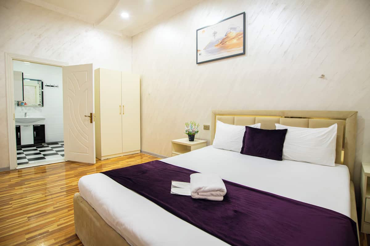 Standard-dobbeltværelse | Egyptiske bomuldslagner, premium-sengetøj