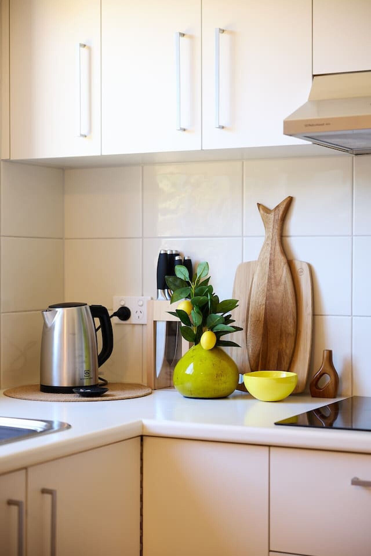 Kylskåp, mikrovågsugn, ugn och spishäll