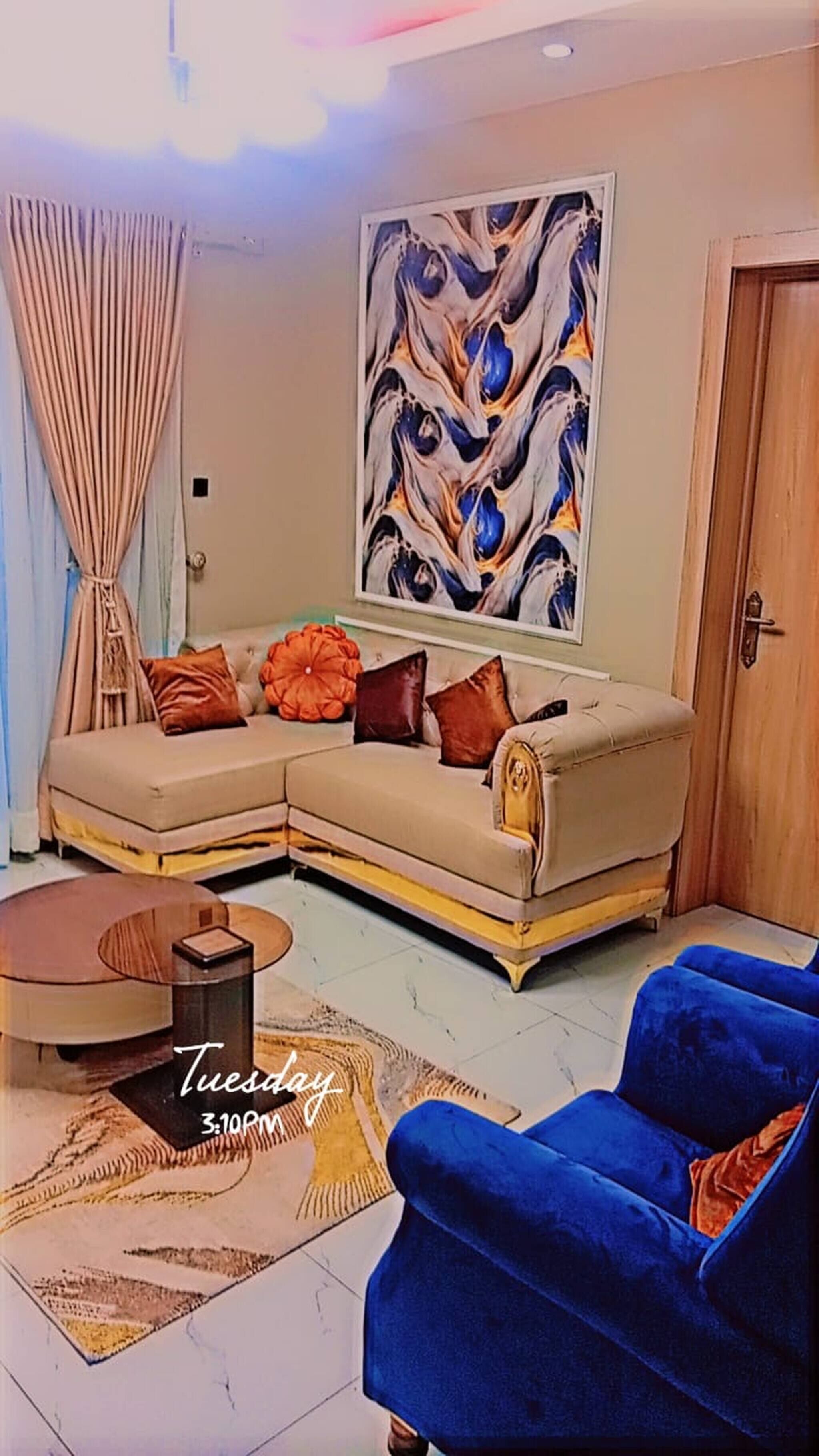 Appartement, 2 chambres, fumeur, balcon | Salle de séjour