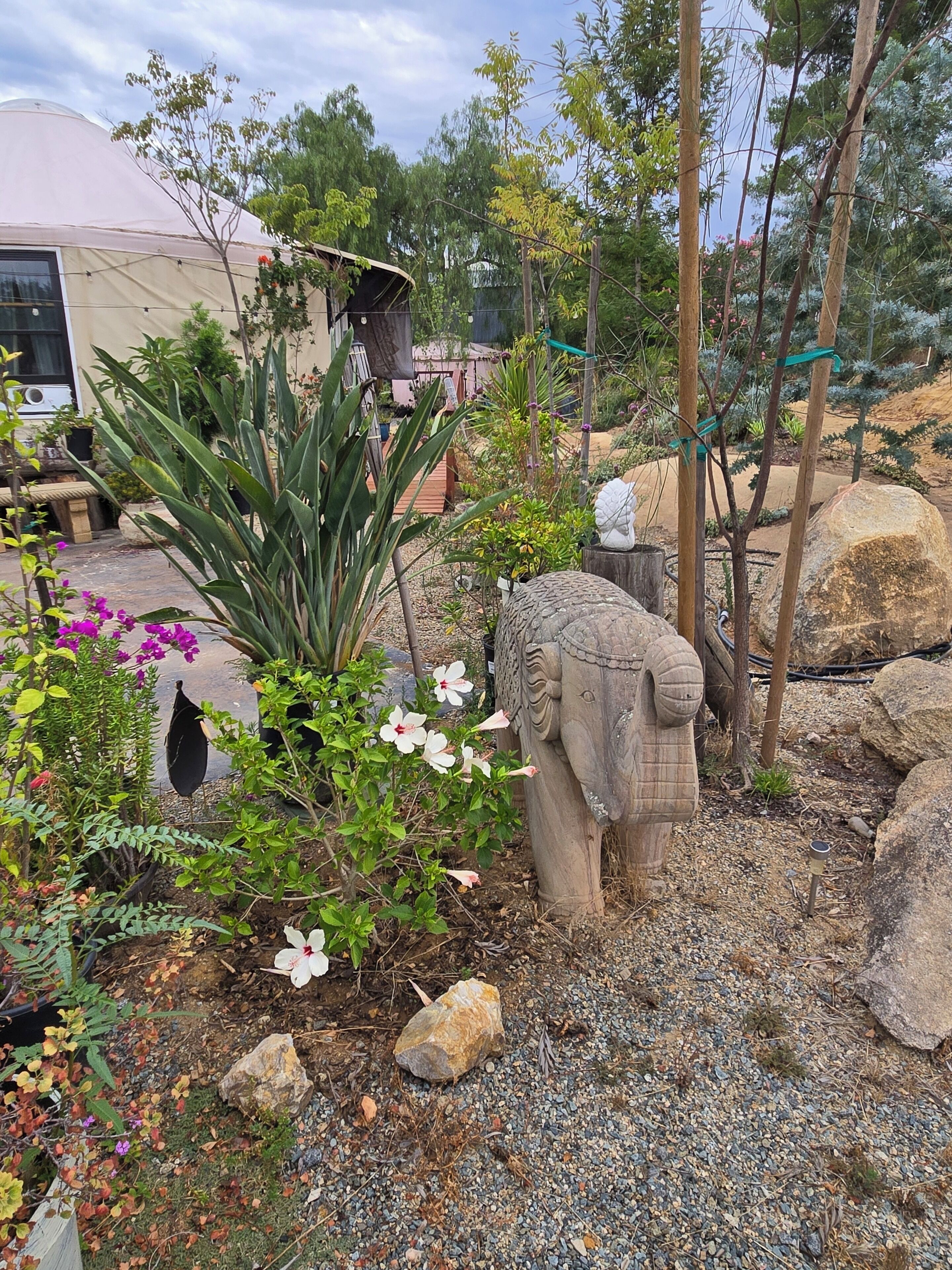 Overnattingsstedets uteområder