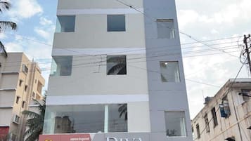 Façana frontal de l'allotjament