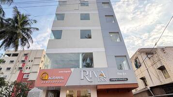 Fassade der Unterkunft