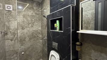 Towels, soap, toilet paper