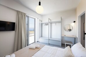 In-room safe, laptop workspace, blackout curtains, soundproofing