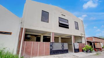 Majoituspaikan julkisivu