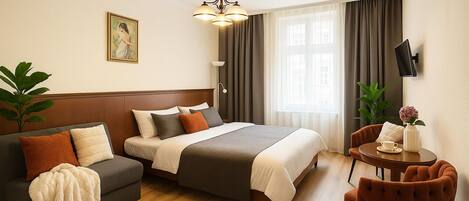 1 sovrum, strykjärn/strykbräda, gratis wi-fi och sängkläder