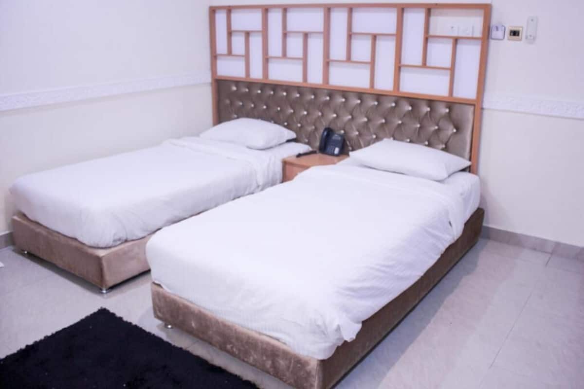 Habitación estándar con 2 camas individuales, vista a la ciudad | Wifi gratis