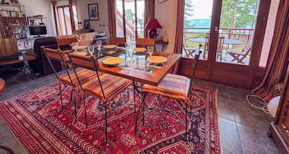 Duplex with Terrace and Private Beach Access, Garage Included